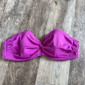 Victoria’s Secret Strapless Vibrant Pink Bandeau Bikini Top - 36C